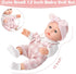 BDDOLL 12'' Playset 36 Baby Doll and Clothes Accessories with Feeding Bottle Pacifier First Baby Dolls for Toddlers