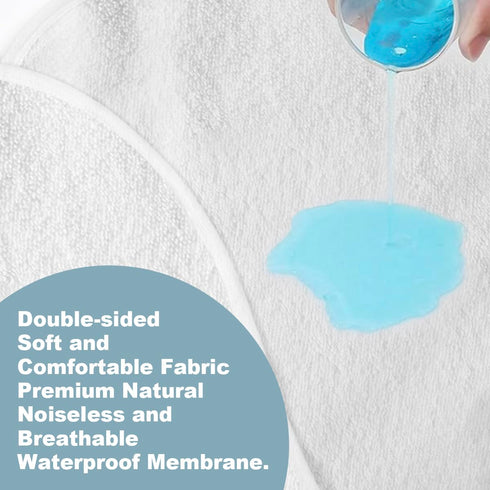 4-Pack (15"x26.5") Thicker Waterproof Changing Pad Liners - Ultra Soft & Absorbent for Baby, Fits Keekaroo Peanut
