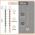 Draklary 4-Pack 100% Pacifier Clips Silicone, Pacifier Holder Clip with Stylish Round Design, Food Grade Silicone, Safe