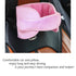 Car Seat Head Support Band, Adjustable Neck Relief for Infants and Baby Car Seats (Pink)