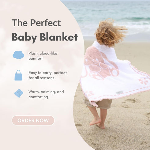 enne. Cozy 34x30in Cozy Ultra-Soft Baby Blanket Cloud-Like Microfiber Newborn Soft Blanket Unisex Gift Blankey