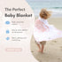 enne. Cozy 34x30in Cozy Ultra-Soft Baby Blanket Cloud-Like Microfiber Newborn Soft Blanket Unisex Gift Blankey