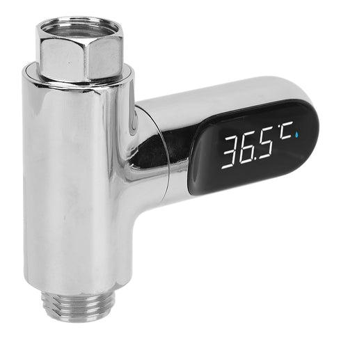 Hamwesh 360 Shower Thermometer, LED Digital Display with Rotating Screen Instant Read for Home Bathroom Kitchen, Baby