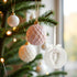 Tiny Ideas DIY No Mess Hanging Christmas Ornament Keepsake Kit, Baby Hand and Footprint Keepsake, White