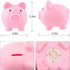 Large Cute Plastic Piggy Banks, Unbreakable Coin Bank for Girls and Boys, Fun Gifts for Birthday, Festival, Baby Shower