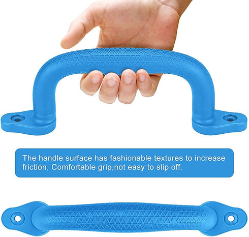 Playset Handles Playground Slide - SELEWARE Safety Hand Grips Bar for Outdoor Playhouse, Jungle Gym, Treehouse