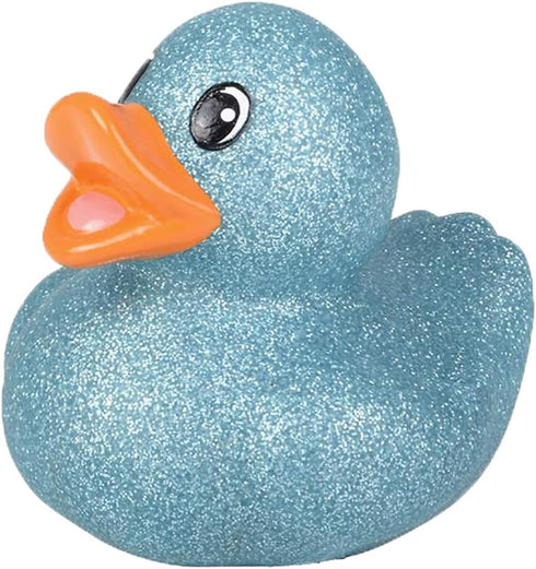 The Dreidel Company Glitter Rubber Duck Toy Assortment, 2" Duckies for Kids, Bath Birthday Gifts, and Pool Activities