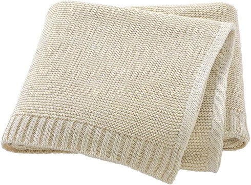 Neiwech Baby Blanket Boy Girl Cotton Knitted Soft Swaddling Receiving Baby Blankets for