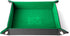 FanRoll Fold Up Velvet Dice Tray: Green with PU Leather Backing, Role Playing Game Accessories for Dungeons