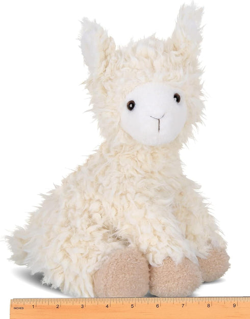 Bearington Fuzzy Plush Llama Stuffed Animal, 11.5 Inch