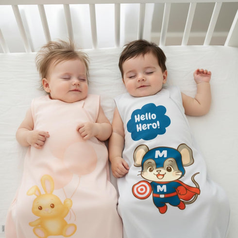 Ultra-Soft Organic Bamboo Baby Sleep Sack - Safe and Breathable Wearable Blanket