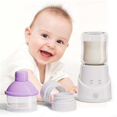 Portable Bottle Warmer, Temperature Control Baby Bottle Warmer Leak Proof Baby Milk Rechargeable Baby Bottle Heater
