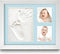 Hzorille Baby Hand and Footprint Kit, Clay Handprint Keepsake Frame, Newborn Keepsake Photo