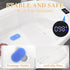 EverKiddo 0-36 Baby Bathtub, Baby Bath Tub with Thermometer & Soft Cushion, Collapsible Infant Bathtub for Newborn
