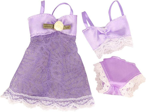 11.5 Inch (4 Sets) BARWA Doll Pajamas Sleep Suit Sleepwear Clothes Compatible for Girl Doll