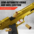 2 Pack Shell Ejecting Toy Gun - Semi-Automatic Handgun with Shell Ejection and Auto Rebound, Toy Foam Blasters & Stress