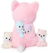 MorisMos Stuffed Fox Mommy & Babies Plush Toy Set, Large Soft Foxes for Women, Girls, Kids