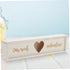 Elegant Wooden Pregnancy Test Holder - Keepsake Box for Baby Showers