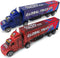 ArtCreativity Semi Truck Toys for Boys, Set of 2, Pull Back Truck