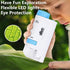 Microscope Pocket Handheld Miniscope 80X-200X Portable with LED Light for Learning and Exploring (Blue)