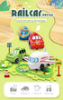 RAESOUL 4 Sets 4in1 Set,4 Set Set Christmas Stocking Stuffer Puzzle Racer Kids Car Track Theme Puzzle Racer Car Track