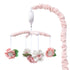 The Peanutshell Crib Mobile for Girls - Pink Musical Baby Crib Mobile