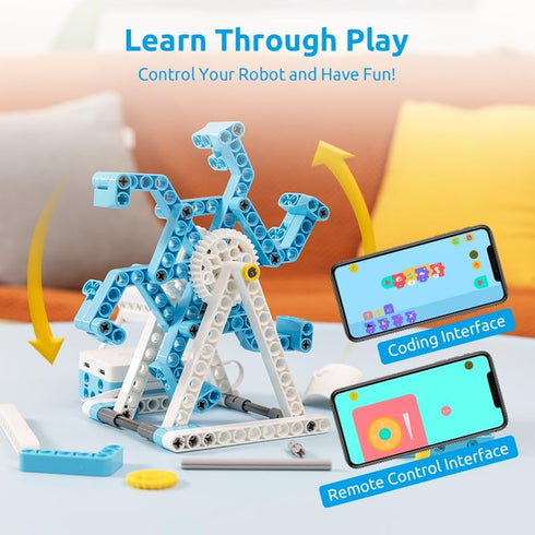 D1 21-in-1 4+), 280+ Set Programming, 3D WhalesBot STEM Coding Robot Kit for Kids (Ages Pieces Educational Building