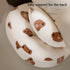 Detachable Body Pillow with Bear Print - Adjustable Maternity Support
