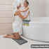 PandaEar Comfortable Baby Bath Kneeler and Elbow Rest Pad Set, Non-Slip Bathtub Kneeling Pad for Bathing Baby Tub Knee Mat, Bath Pad for Tub, Bath Tub Cushion Mat with Toy Organizer Storage Pockets