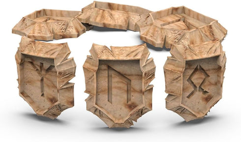 Lords of Ragnarok Board Game Enhanced Runes Component Upgrade - Strategic Asymmetric Warfare, Fantasy Game with a Sci-Fi Twist, Ages 14+, 1-4 Players, 90-120 Minute Playtime