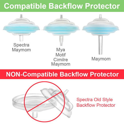 Maymom Silicone Membrane for Spectra S1 S2, 9 Plus Backflow Protector, Long, Short, Medium