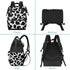 Honeybaby Backpack 19L Diaper Bag for Mom & Dad Cow Print Style Large Diaper Bag Tote with Multi-Pocket, Portable