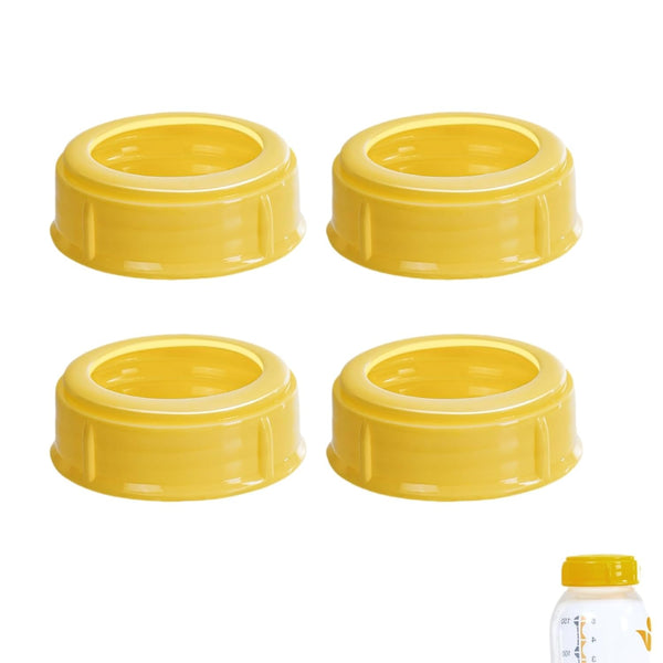 MaiTianna 4PCS Replacement Collar Rings for Medela Bottles 5oz & 8oz,Bottle Caps Compatible