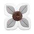 PandaEar Baby Bath Pad for Infant Newborn, Soft Flower Petals for Sink Bathtub Essentials (Grey)