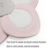 5 PandaEar Baby Bath Pad for Infant Newborn | Soft Flower Petals for Sink Bathtub Essentials Shower Gift (Pink)