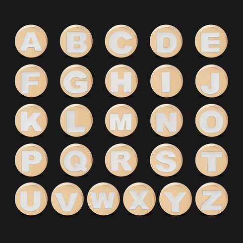 26 Pack Bling Gold Letter Decoration Charms, Alphabet ABC-Z Characters for DIY Projects for Teens and Adults