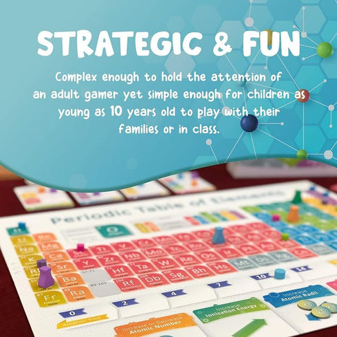 Periodic: A Game of the Elements - Strategy Board Game About Atoms, Elements & Compounds