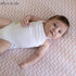 Pack Set 100% 2 Pack Ely's & Co n Play , Portable mini Crib Sheet Jersey Cotton Pink Chevron and Polka Dots for Baby