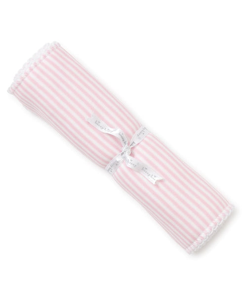 kissy kissy - Simple Stripes Burp - Pink-One Size