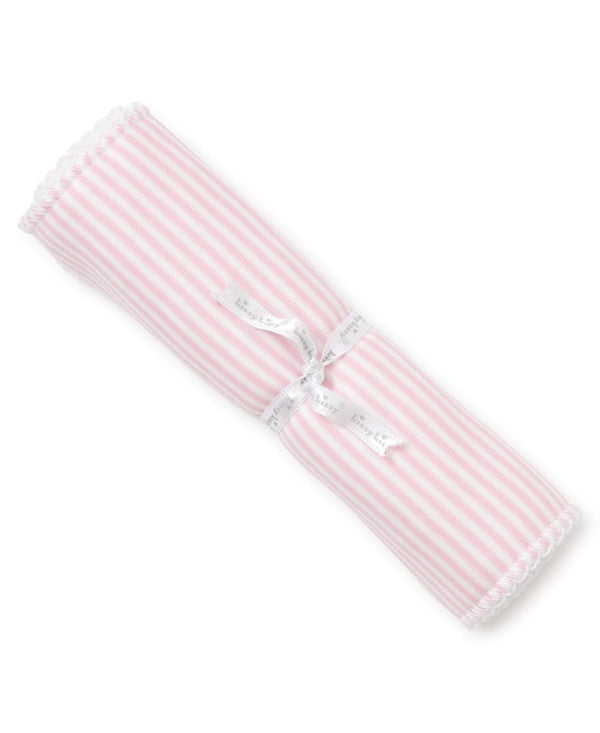 kissy kissy - Simple Stripes Burp - Pink-One Size
