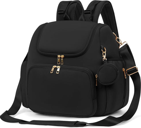 CEI-CEI Neoprene Diaper Bag Backpack Stylish Baby Maternity Bags Travel Tote for