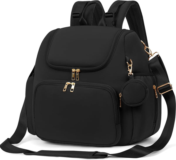 CEI-CEI Neoprene Diaper Bag Backpack Stylish Baby Maternity Bags Travel Tote for