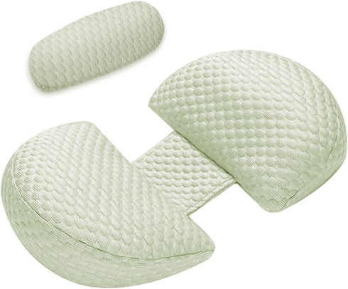 ele ELEOPTION Pregnancy Pillow for Sleeping Pregnant Women Soft Pregnancy Body Pillow,
