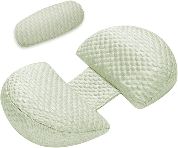 ele ELEOPTION Pregnancy Pillow for Sleeping Pregnant Women Soft Pregnancy Body Pillow,
