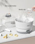 HEYVALUE Ease-Steam Bottle Sterilizer, Compact Baby Bottle Sterilizer, Fast One-Touch Operation (Esterilizador de
