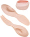 Toddler Utensils Set Ergonomic Fork and Spoon and Bowl Set Non-Slip Design