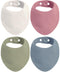 KiddyCare Organic Muslin Baby Bibs for Girls Boys 0-6 Months | Baby