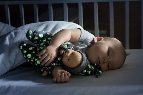 Corolle Mon Doudou Babipouce Glow in The Dark Baby Doll - Extra Soft 11" Cuddly Doll with Vanilla Scent, Washable
