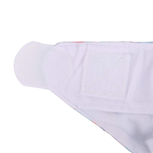 Sigzagor Baby Pocket Cloth Diaper Nappy Hook and Loop for Girls (Peach Blossom)
