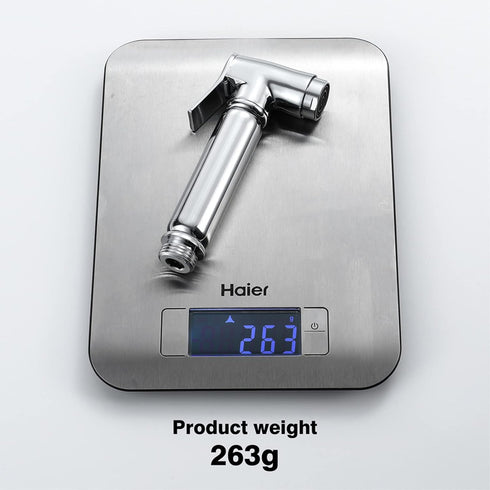 PDOLIGBDN HandheldSprayer Brass Chrome Baby Cloth Diaper Sprayer Portable Hand Held ToiletSprayer Head, for Feminine